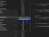 Dashboard showing IBM Cobol to Java translation